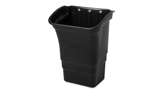 REFUSE BIN, 8 GAL, BLACK